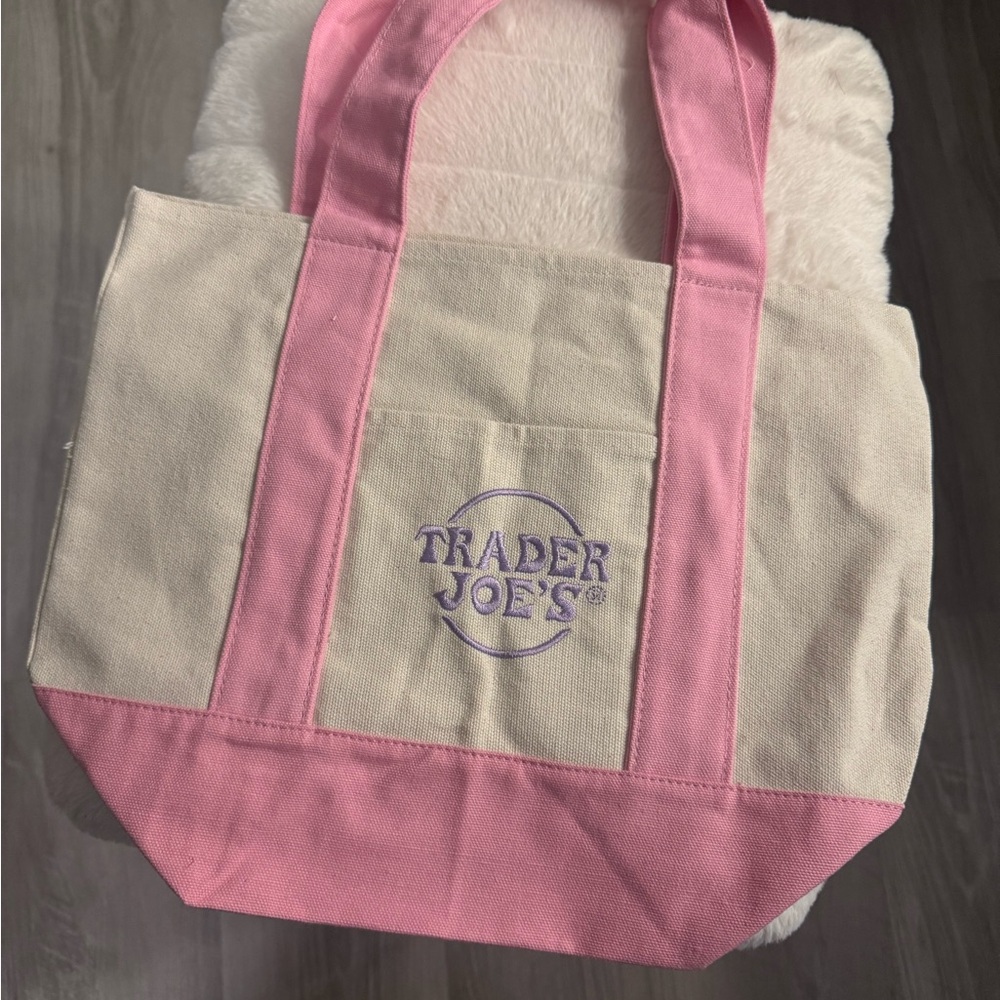 Trader Joe’s pastel tote bag
